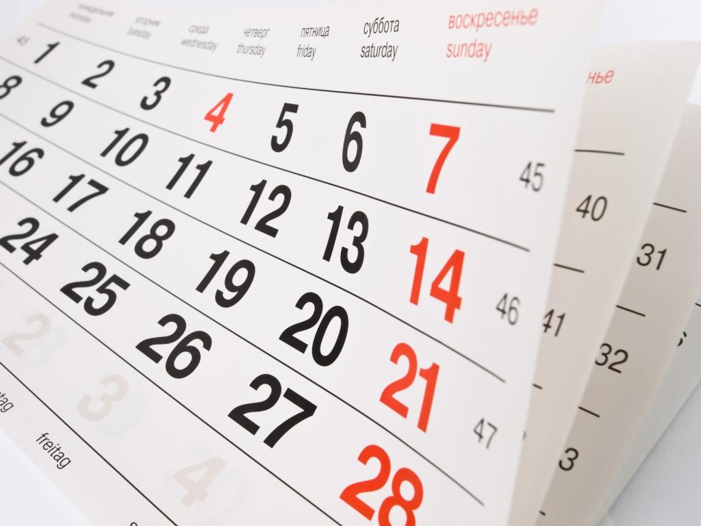 8 tipos de calendários usados pelo mundo